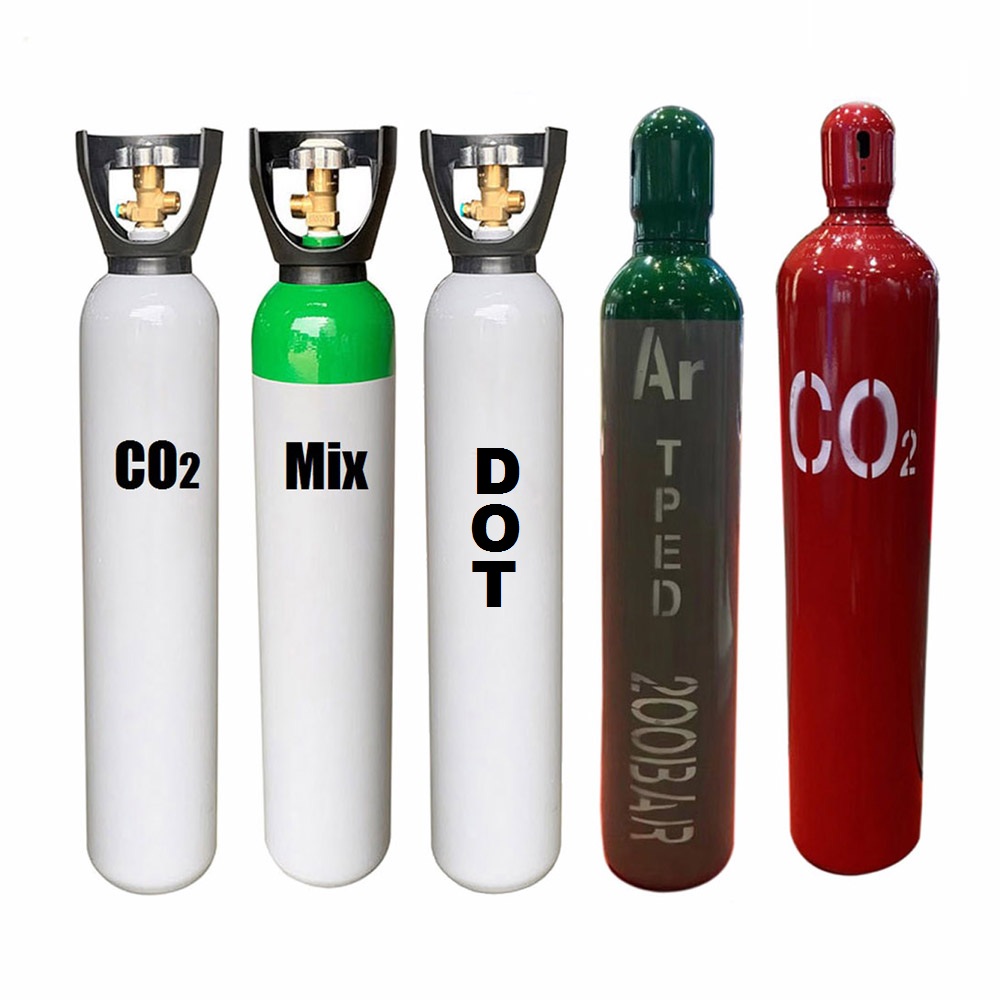 TPED/TUV/ISO 9809 CE industrial gas cylinders